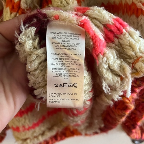 Free People Rainbow Fuzz Cardi Cardigan - Picture 6 of 11